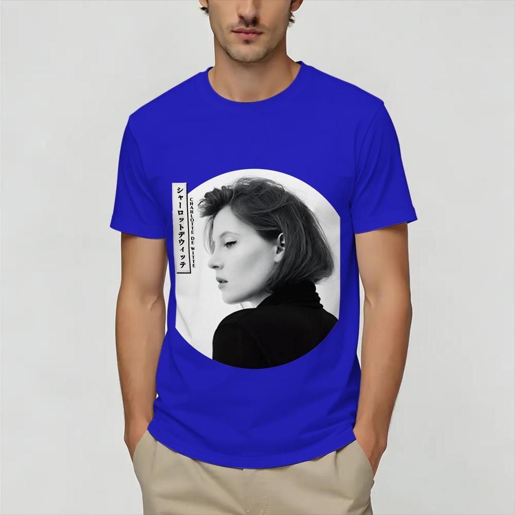 Funny Charlotte De Witte TShirts Unisex Round Collar 100 Cotton T Shirts Short Sleeve Tees New Arrival Clothes