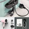 Kabelorganizer mit rundem/flachem Sockel – Draht halter für Büro & Zuhause, Kabelsammler