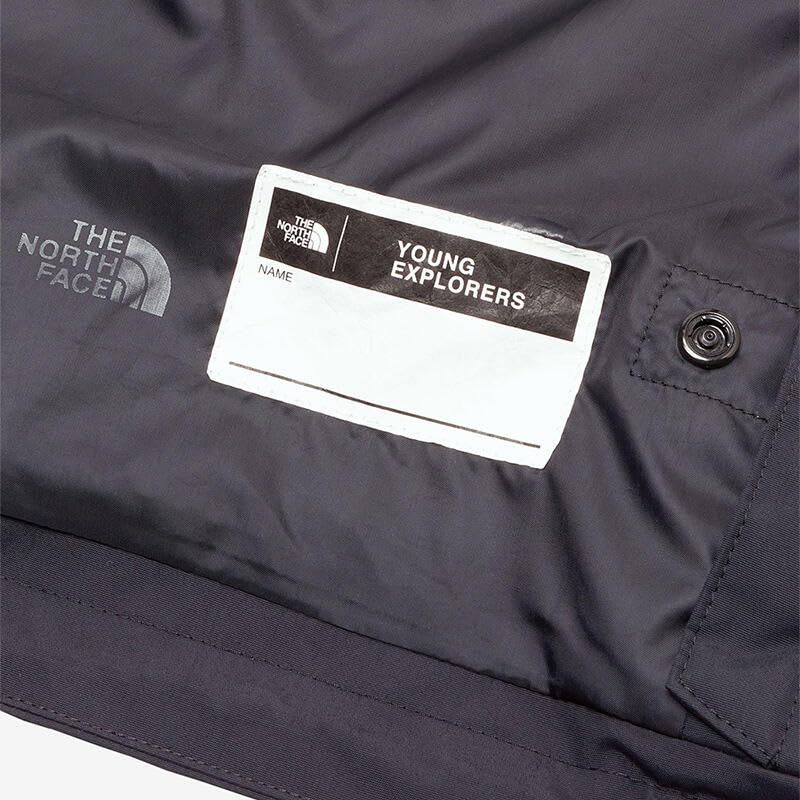The North Face Scoop Size 130 Kids' Jacket, Unisex, Waterproof, Lightweight, Black,