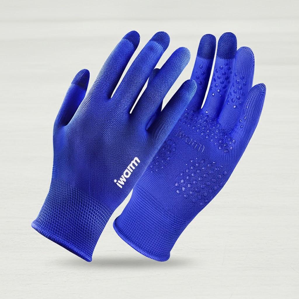 Breathable UV Protection Non Slip Touch Screen Cycling Gloves for Men Women Wear Resistant Summer Sports Gear