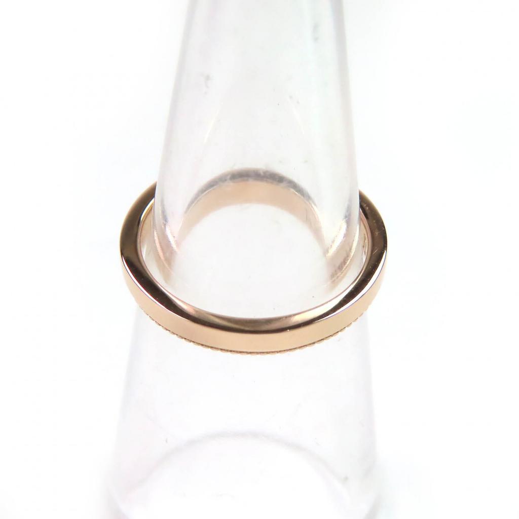 Excellent Justin Davis Ring Trust Ring Crown engraved milgrain Pink gold 18K Women Used