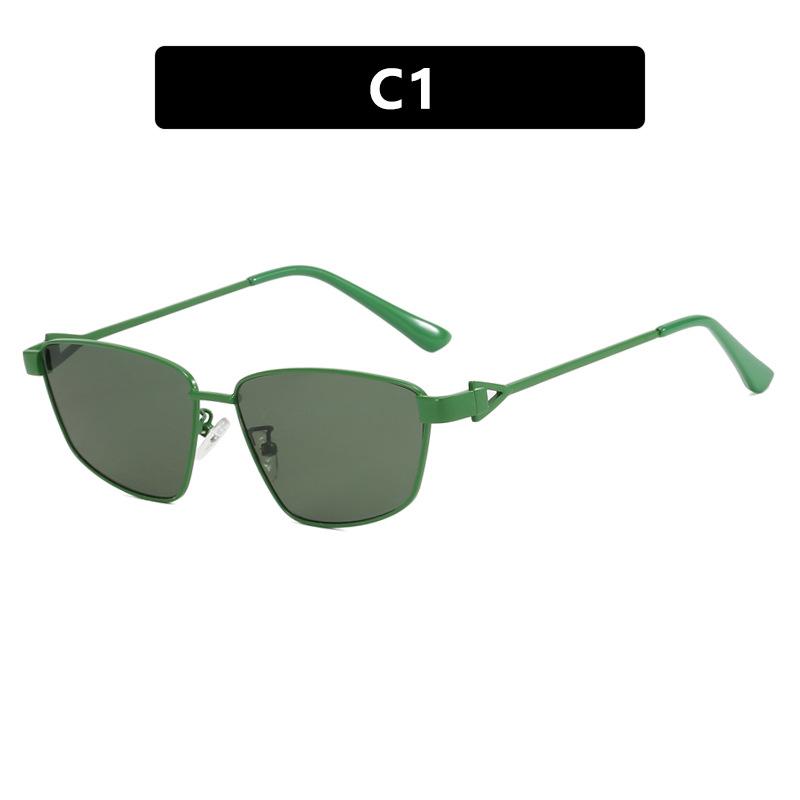 

Vintage Brand Designer Metal Square Sunglasses Women For Men Fashion Big Frame Shades Trendy Ladies Luxury Steampunk Sun Glasses