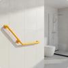 NonSlip LShaped Grab Rail | StainlessSteel Reinforced Inner Pipe, Unified Mounting Bases, 135Degree