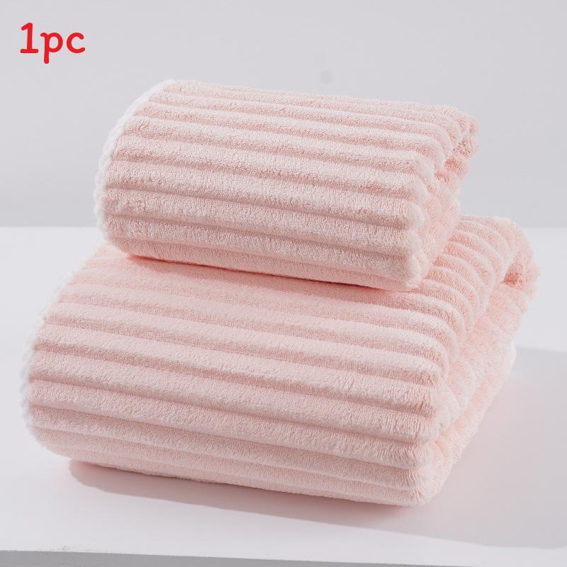 Microfiber Face Towel With Thick Coral Fleece For Soft Absorption And Home Use