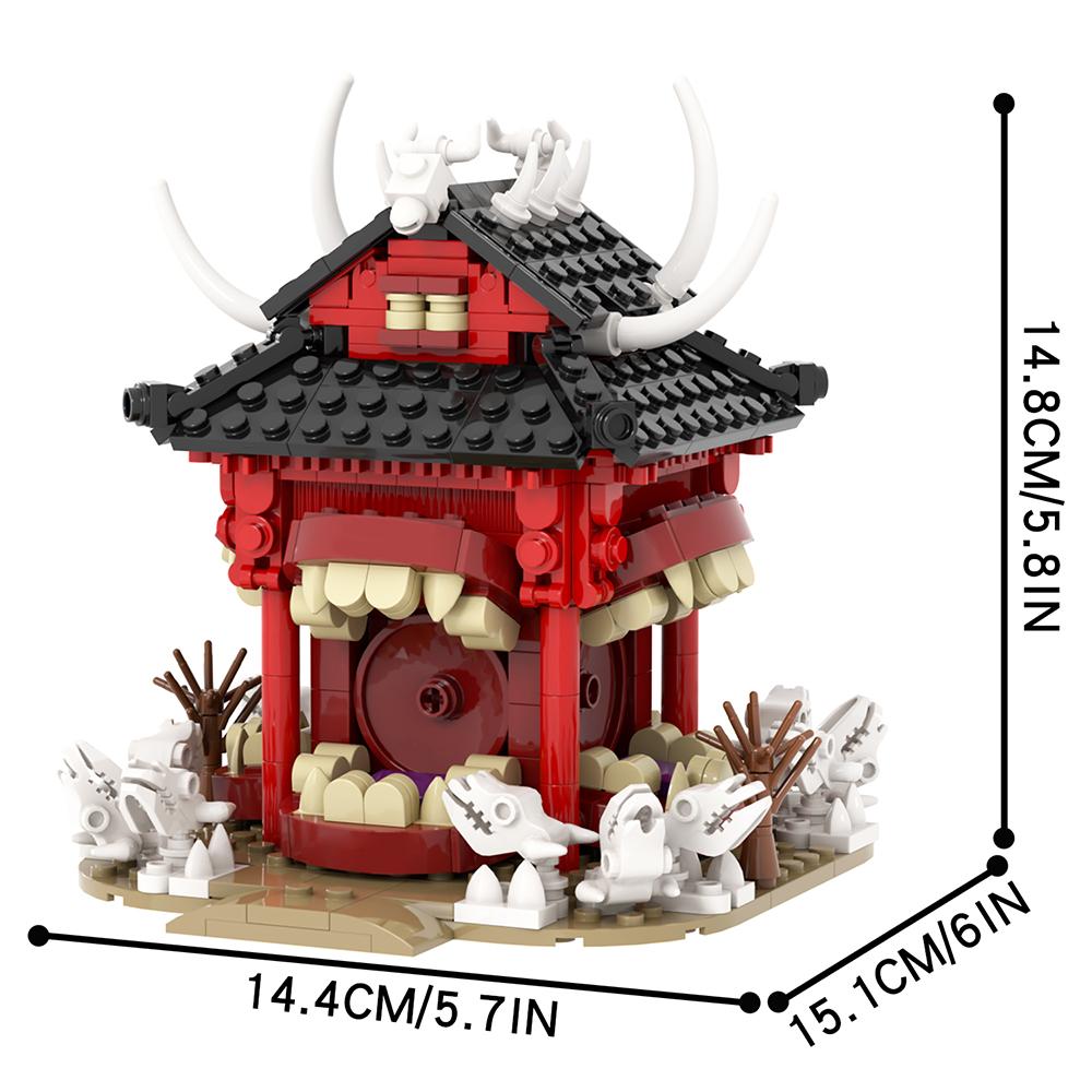 JJK Bricks Anime Figure Sukuna Yuji Itadori Rika Yuta Shrine MOC Compatible Building Blocks Toys For Children Adult Friends Gift