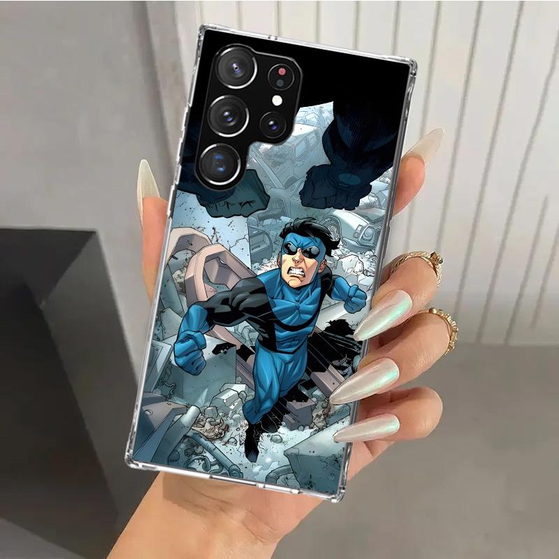 Cool I-Invincible Phone Case for Samsung Galaxy S26 S24 S23 Ultra S25 Edge S22 S21 Plus S20 FE + Soft Print Shell Funda Galaxy S