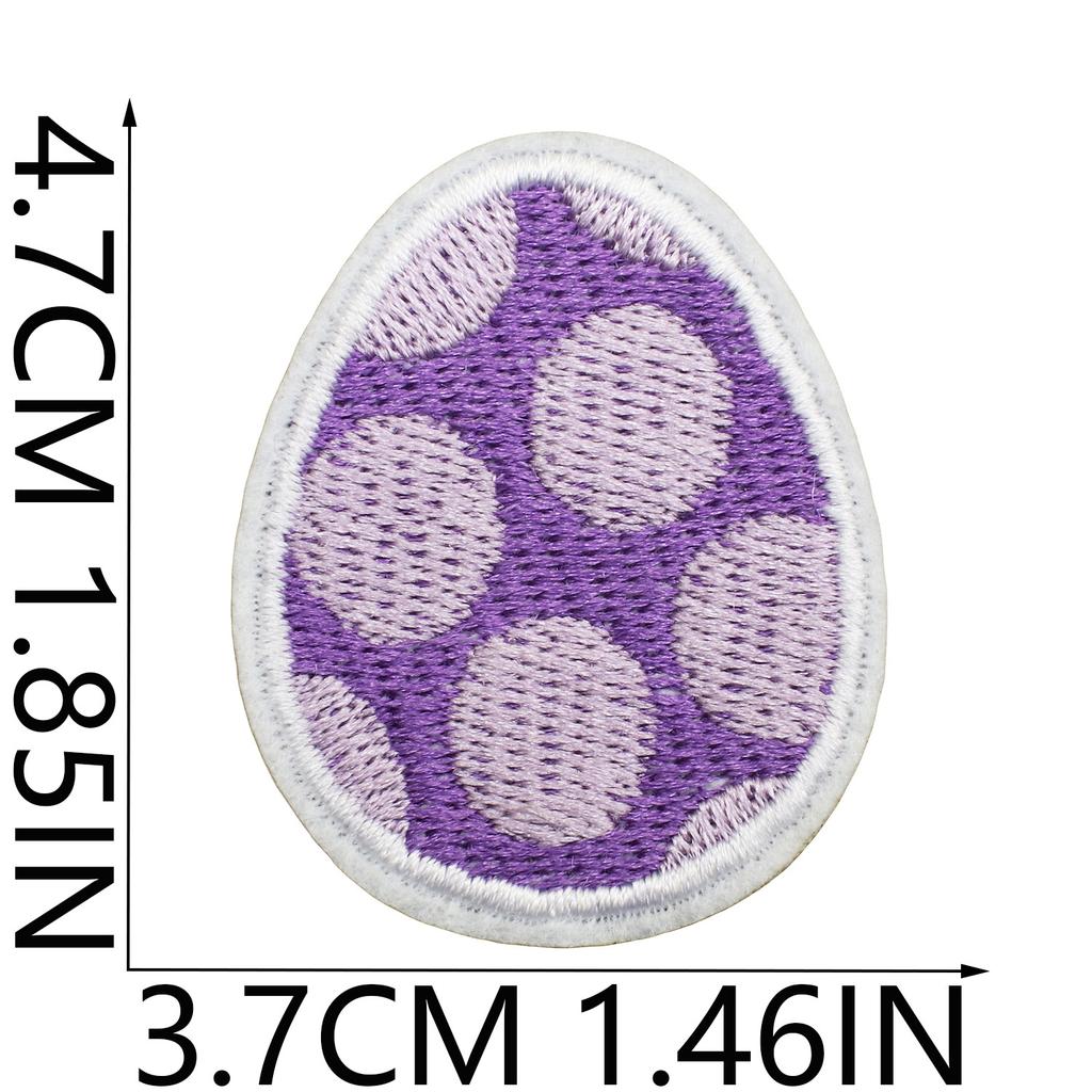 Holiday Dress Embroidery Cloth Sticker Easter Bunny Patch Sticker Cartoon Egg Computer Embroidery Label Carrot Chapter Boy