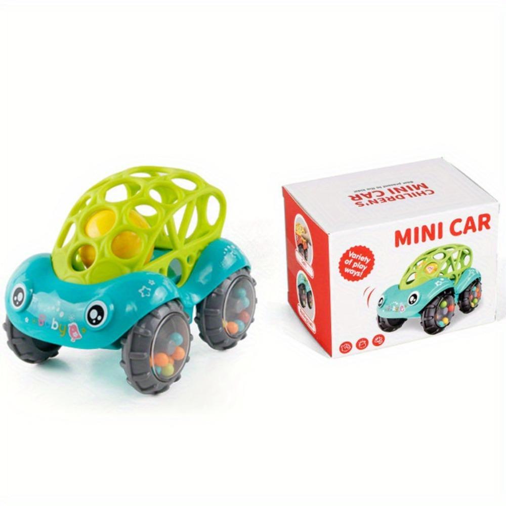 Toddler Push Toy Cars, Rattle Grab Soft Toys, Baby Teether Grab Balls, Baby Rattle Cars, Toddler Trucks, 1-3 Baby Gifts, Soft Truck Baby Gifts