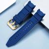 Rubber Watch accessories strap compatible for Invicta Russian Professional Divers silicone metal pellet wristband bracelet 26mm