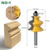 1PC 8mm Shank obudowa i podstawa odlewnictwo zestaw bitów do frezowania CNC nóż liniowy frez do drewna czop frez do narzędzi do obróbki drewna
