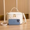 Bag Mini Embroidered Cosmetic Bag New Large Capacity One Shoulder Crossbody Handbag Women's Bag