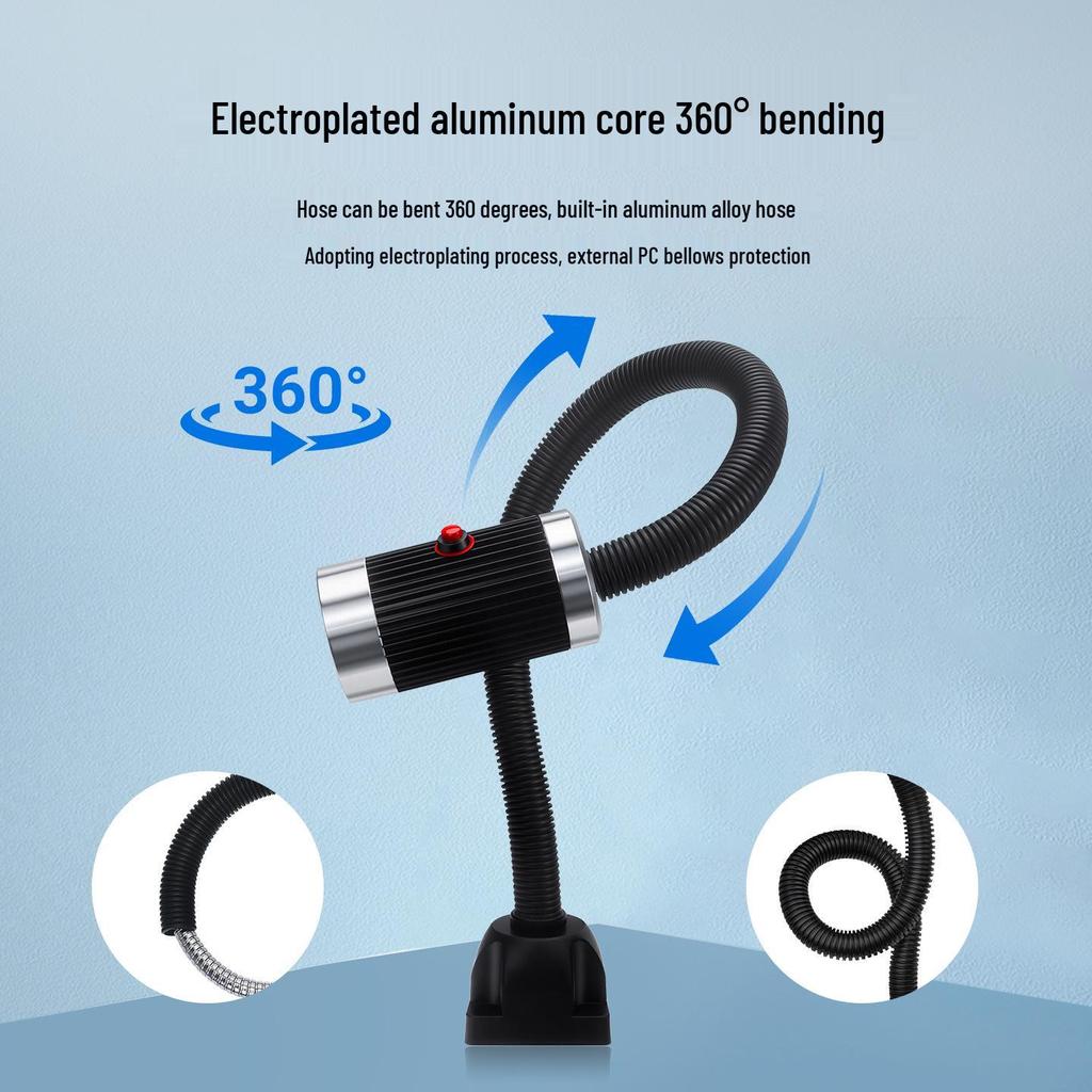 LED Work Light: 220V Magnetic CNC Lathe & 24V Milling Machine Tools