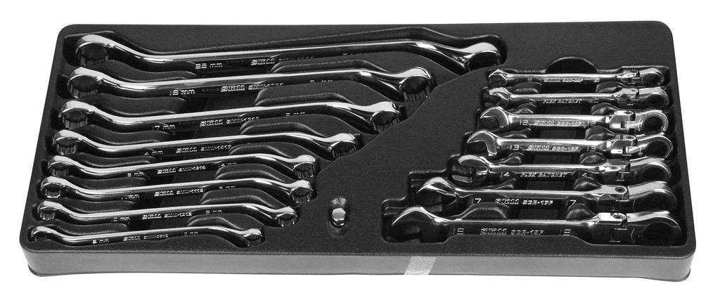 SK11 Maintenance Tool 133 Compatible with Various Maintenance (SK11) Set, Pieces, Black, SST-16133BK