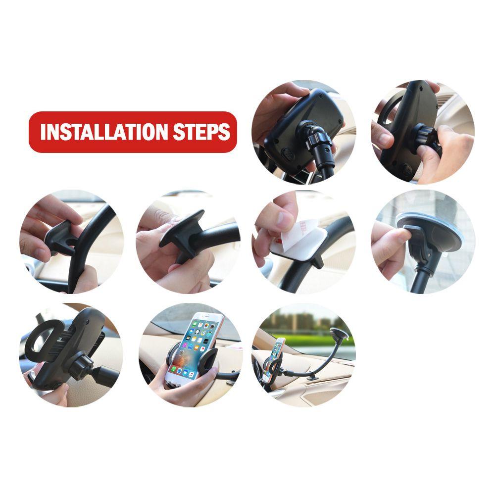 Accessories in Car Bracket Windscreen Sucker Mobile Phone Car Phone Holder Dashboard Mount