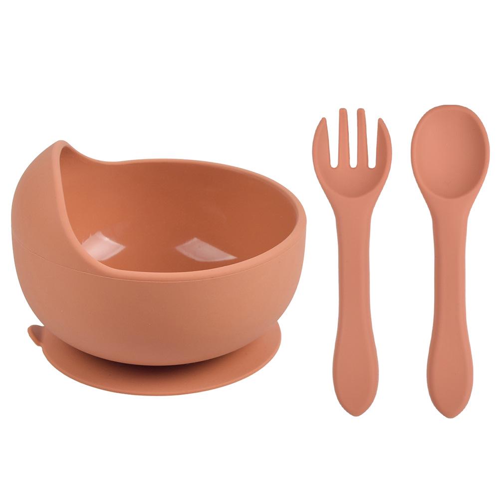 Silicone Suction Baby Bowl & Spoon Set for Feeding and Training