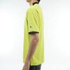 Champion Golf Short Odor UV Script Mock Men's T-Shirt, Sleeve, Antibacterial, Resistant, Quick-Drying, Protection, Logo, Neck, Lime, C3-ZG309