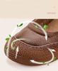 Fashion New Wide Toe Leather Shoes Women Mary Jane Flats Espadrilles Shoes Woman Vintage Loafer Roman Flats Ladies Fall Concise Moccasin