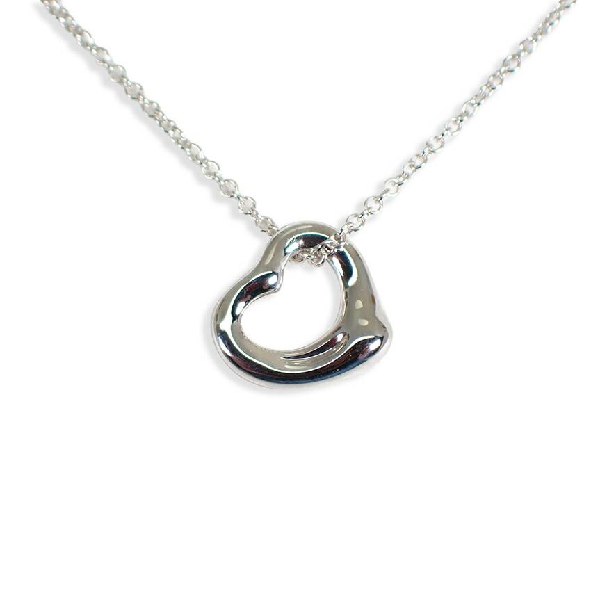 

[Used] TIFFANY/Tiffany 925 Open Heart Pendant/Necklace [g377-82]