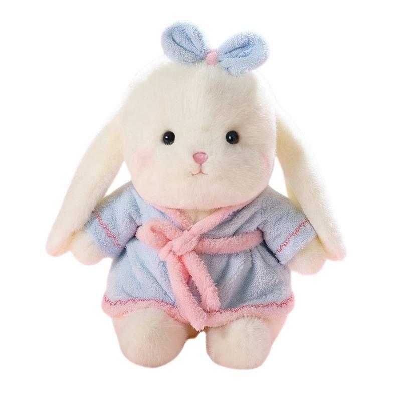 Lop-Eared Bunny Plush Toy Bathrobe Series: Cute Sleep Hug Doll for Girls