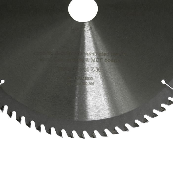 Lame De Scie Circulaire - S&R - 254 X 30 Mm - 80 Dents - Bois Dur Et Tendre - Qualité Professionnelle