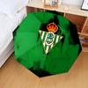 Parapluie Pliant Automatique avec Blason du Real Betis - Parapluie de Voyage à 8 Baleines avec Ouverture/Fermeture Automatique et Cadeaux Portables pour les Fêtes ou les Anniversaires