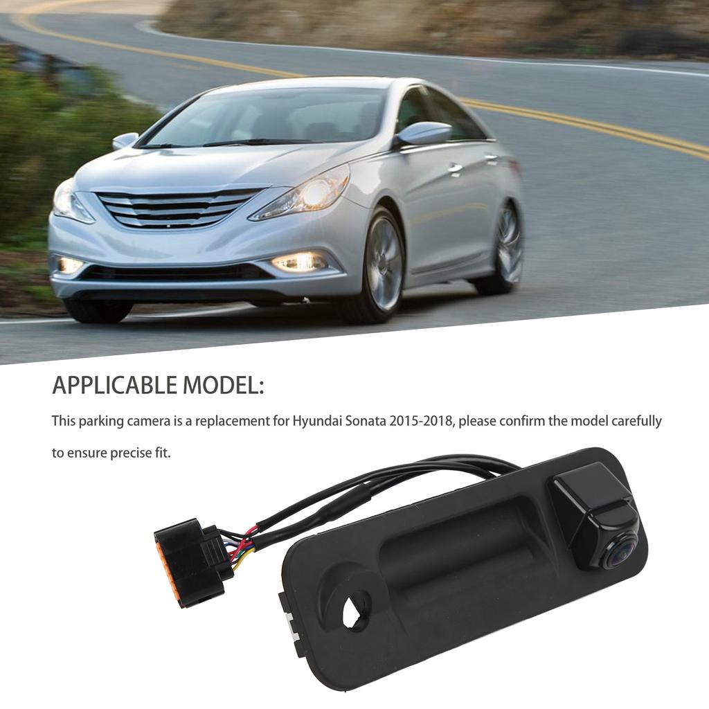 Park Assist Camera Reverse Camera Rear View Backup Camera Park Assist Cam 95760E6201 Replacement for  Sonata 2015‑2018