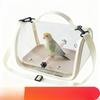 Small Animal Carrier Parrot Outing Bag Foldable Transparent Oblique Bird Backpack Small Pet Outing Bag Bird Cage Hamster Cage