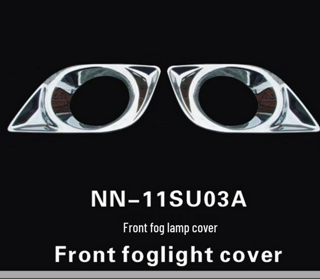 Sunny 11-16 Front Fog Light Frame & Headlight Cover Electroplated Parts