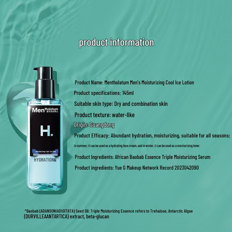 MENTHOLATUM Men's Cool Hydrating Toner