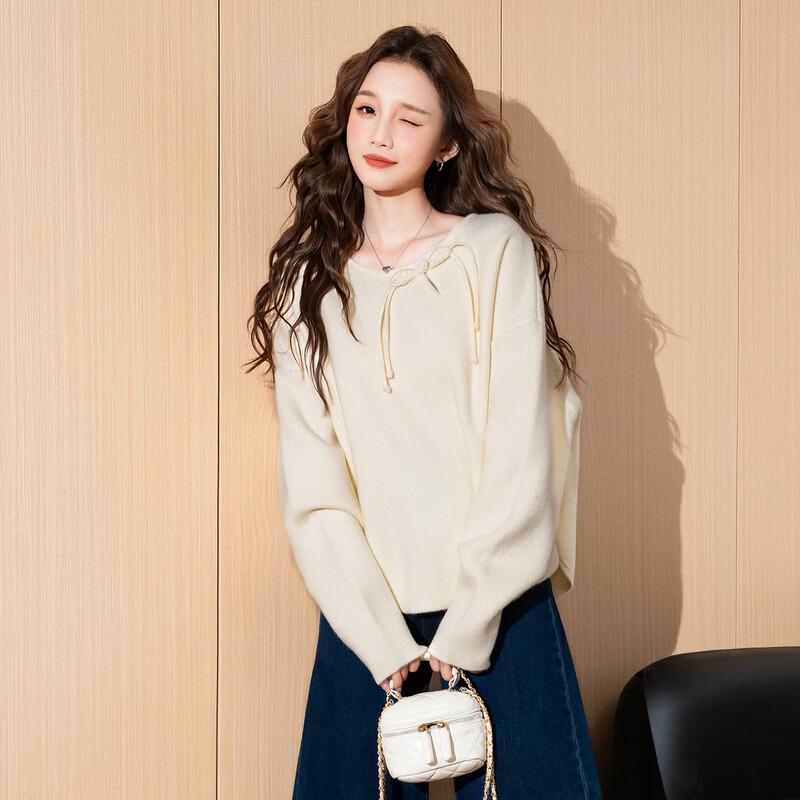 

TonLion Women s New Chinese Style Toggle Button Knitted Sweater L
