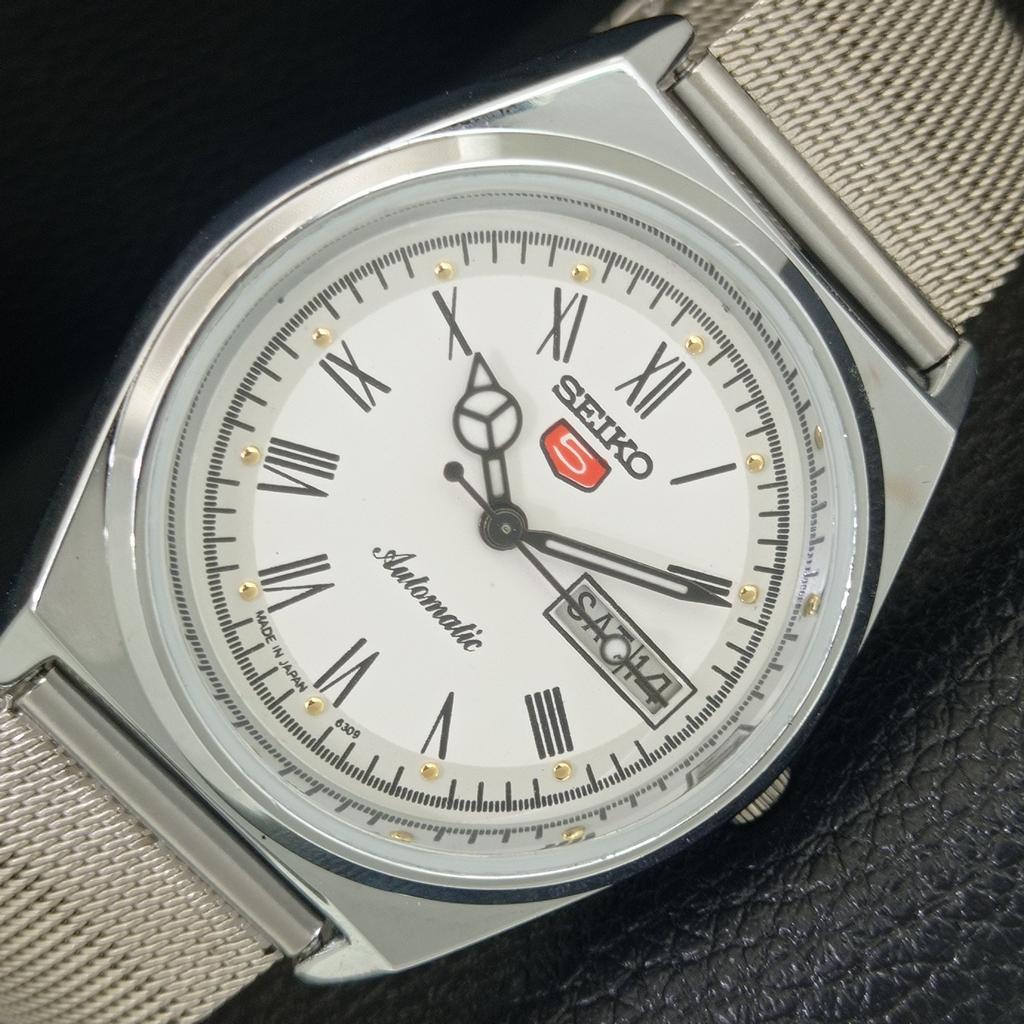 

REFURBISHED SEIKO 5 AUTOMATIC VINTAGE JAPAN MENS ROMAN FIGURE WATCH a442665-1
