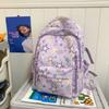 Schoolbag1011 new Japanese ins style school bag women's middle school and college students printed stars graffiti backpack large capacity backpack