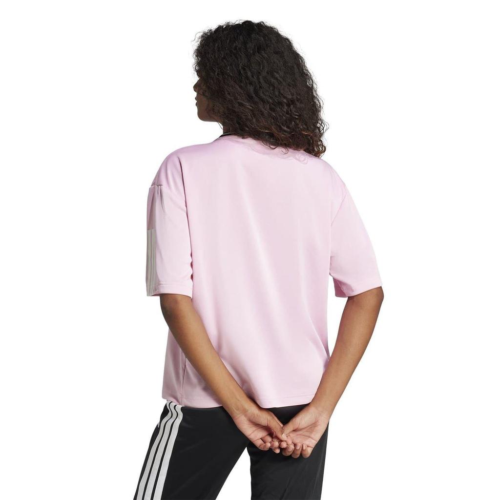 adidas Womens/Ladies Tiro 3 Stripes Boyfriend T-Shirt