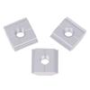 5pcs 21.2mm 22.3mm 23.7mm Solar Panel Mounting Aluminum Alloy Bracket End Mid Clamp T-Blocks Square Nuts M8 T-Sliding Nut