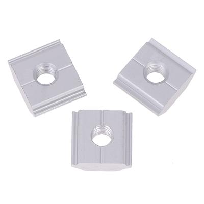 5pcs 21.2mm 22.3mm 23.7mm Solar Panel Mounting Aluminum Alloy Bracket End Mid Clamp T-Blocks Square Nuts M8 T-Sliding Nut