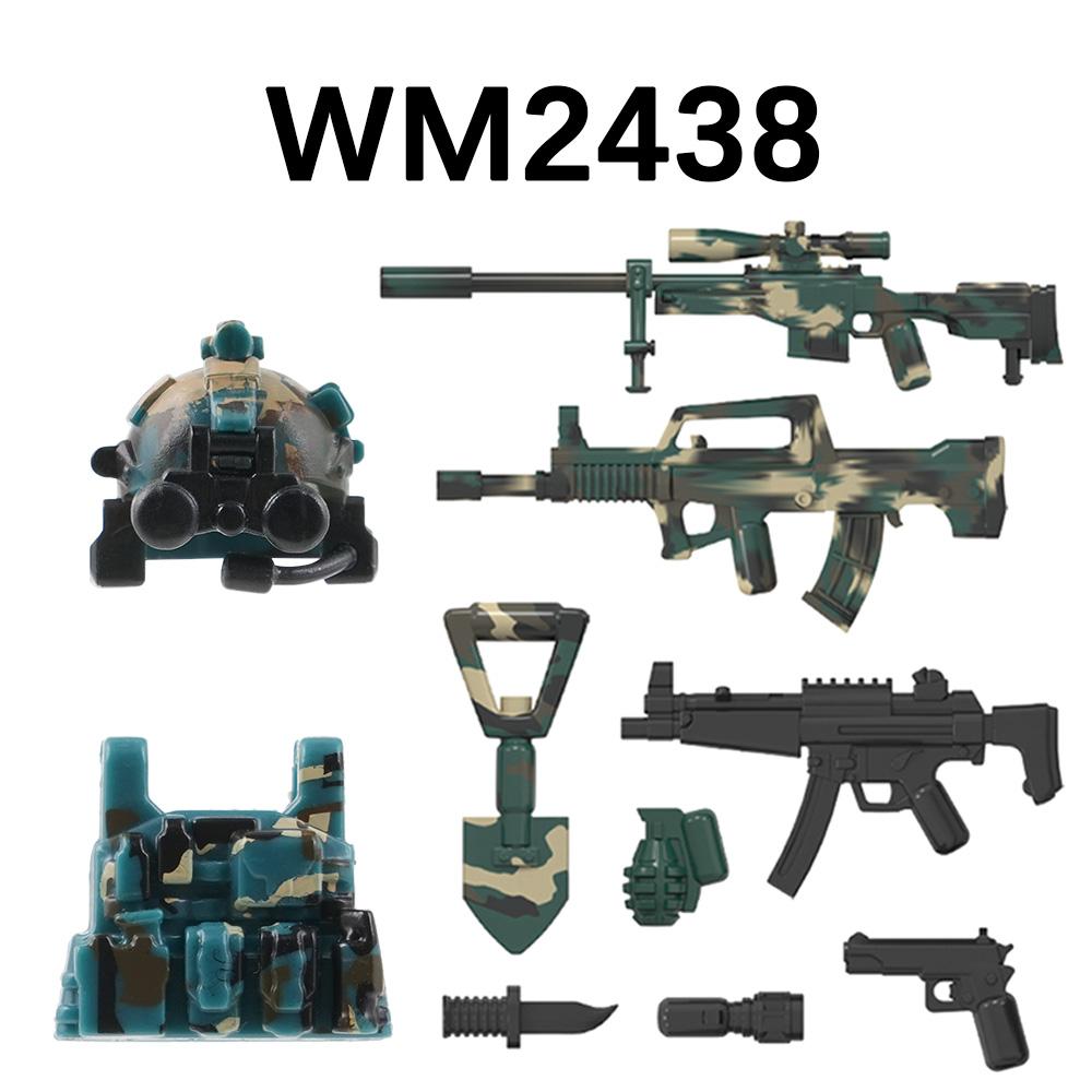 WM6147 Bausteine Actionfigur WM2435 WM2436 WM2437 WM2438 WM2439 WM2440 WM2441 WM2442 Ziegel Zubehör Erwachsene Kinder Spielzeug