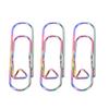 20PCS Stainless Steel Pen Clips Paperclip Pencil Holder for Journal Notebook Dazzling Color