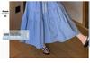 Maternity Summer 2026 Sweet Spicy Mom Cartoon T-shirt & Plaid Skirt Set