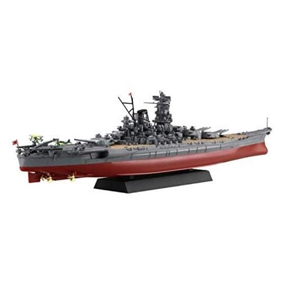 Fujimi Model 1 700 Kan NEXT Series No.1 Imperial Japanese Navy Battleship Yamato (New Display Base Specification) Pre-colored Plastic NX1