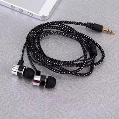 Braided Heavy Bass In-Ear Earbuds with Cloth Rope Wiring