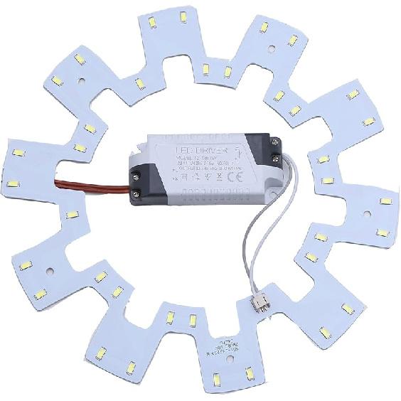 Светодиодные потолочные светильники 18 Вт 5730 SMD круглая кольцевая сменная лампа 3500 К 1 упаковка(Теплый белый)