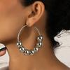 European & American Large Gold Geometric Earrings: Stylish Personality Ear Cuffs & Simple Drop Jewelry