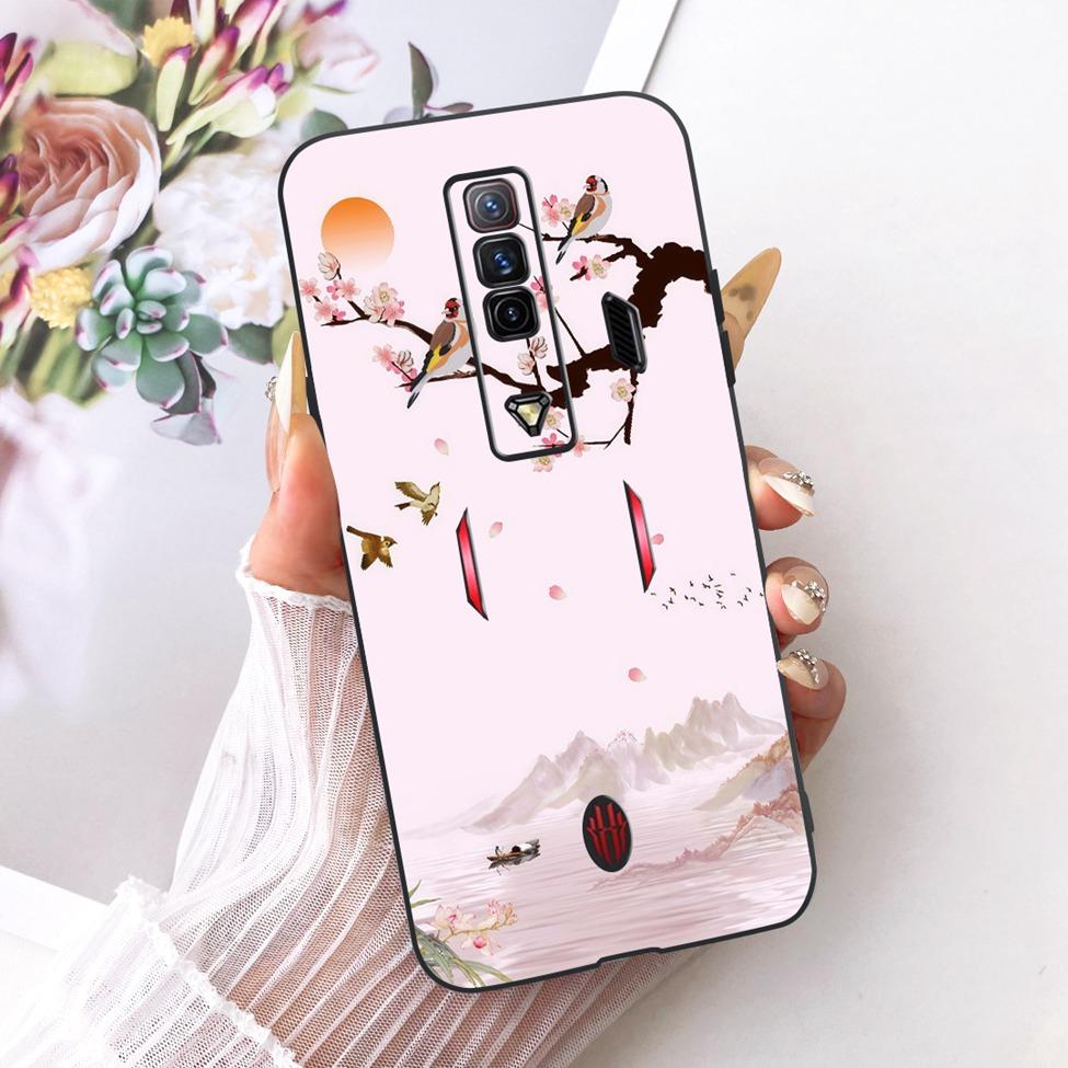 

Чохол для телефону ZTE nubia RedMagic 7 Силіконовий Милий Кіт Модний Смішний Розписаний Funda Для Red Magic 7 NX679J Корпус Red Magic 7