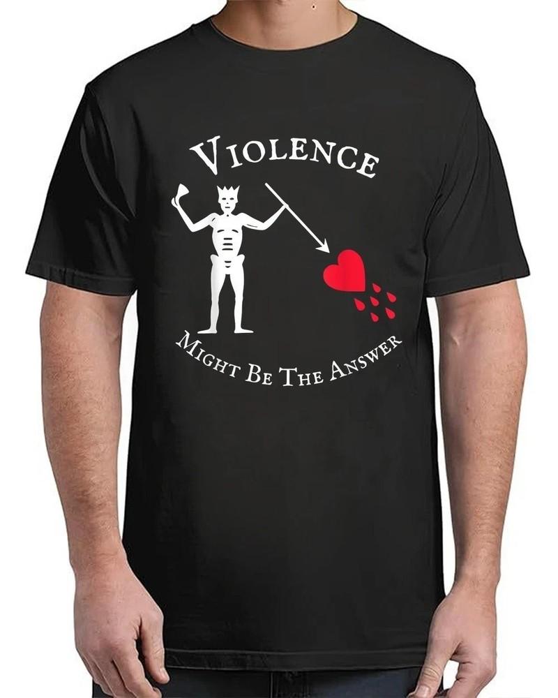 Might Be The Answer Pirate Skull Retro Design Adult Sz S-4XL T-Shirt Unisex T-Shirt S