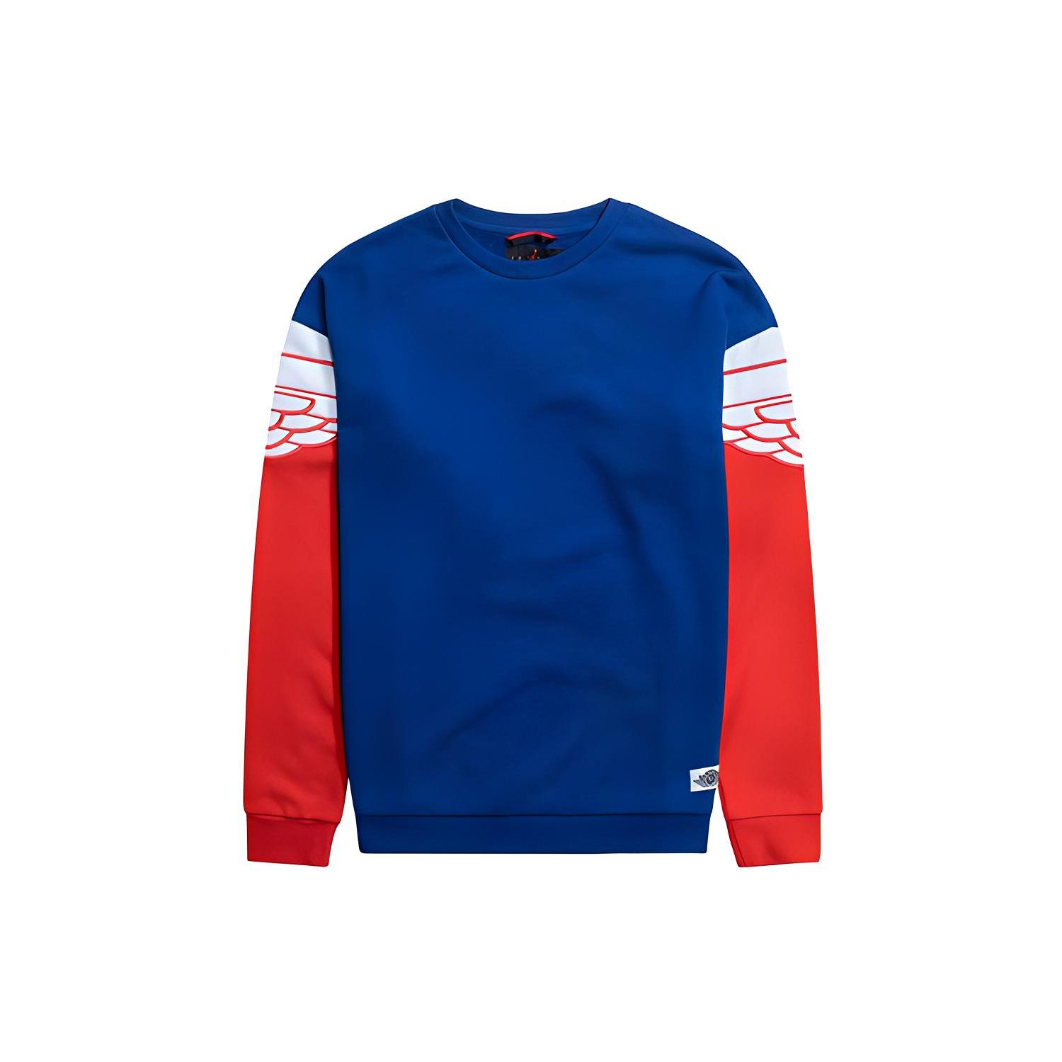 Jordan Retro Wings Sweatshirt Men s Blue AO0426-455 L