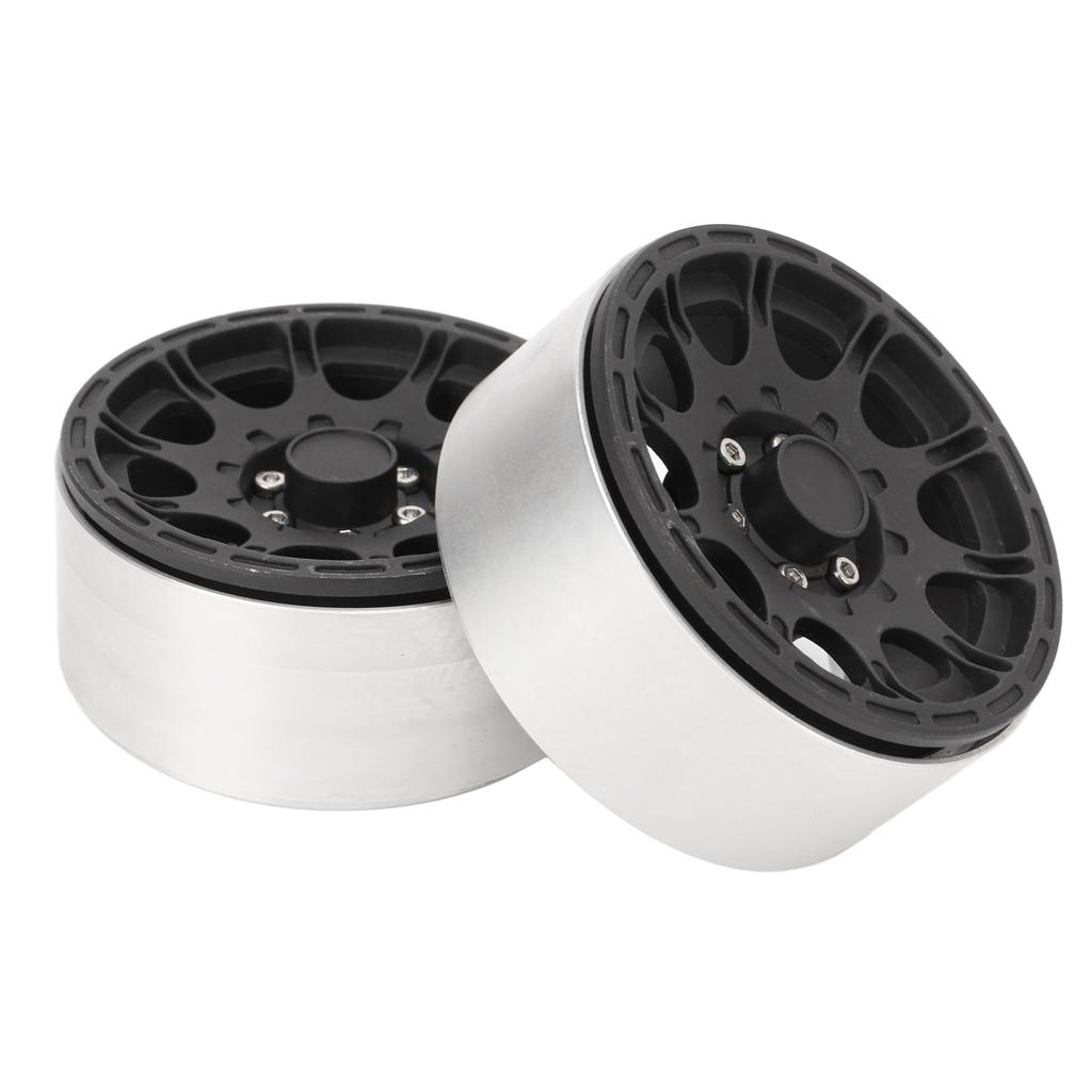 2Pcs 1.9 Inch Wheel Hub Aluminum Alloy Beadlock Wheels Hubs for Scx10 RC Car