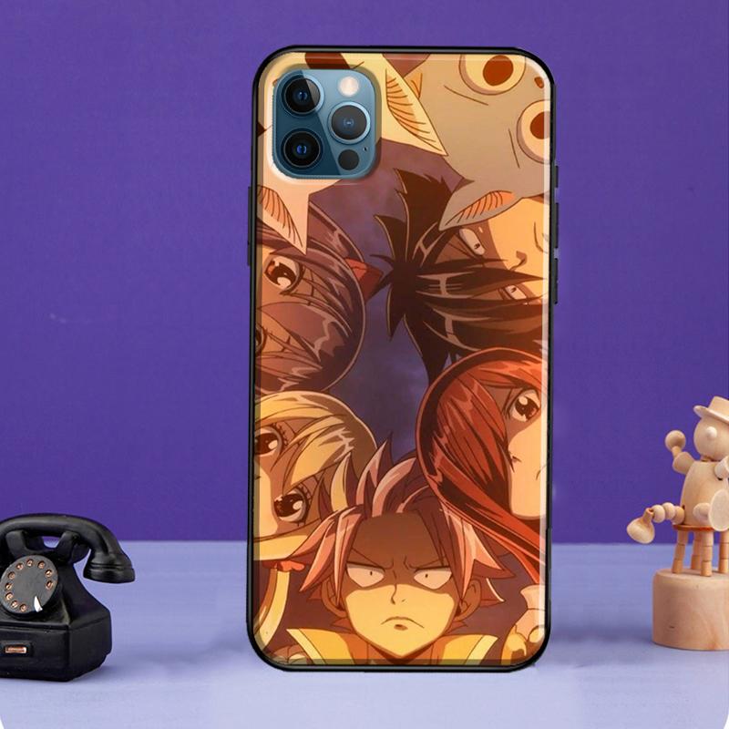 Fairy Tail Natsu Case For iPhone XR X XS Max SE 2020 7 8 Plus Phone Cover For iPhone 11 14 12 13 Pro Max Mini