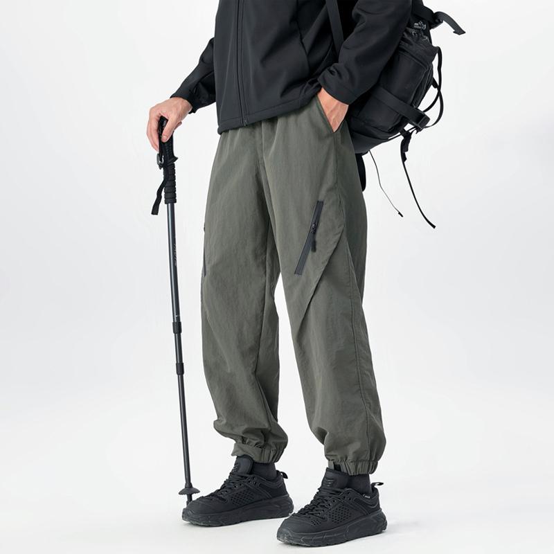 MenOutdoor Casual Pants for Spring and Autumn Windproof New Fashionable Versatile Loose Wear-resistant Work Pants