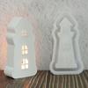Lighthouse Silicone Candle Stand Molds for Candlestick Tealight Holder Gypsum Decoration Epoxy Resin Silicone Molds