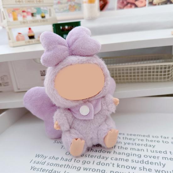 Doll Clothes Set for 17cm Doll Handmade Bowknot Outfit Doll Replacement Costume Sets Cute Gift for Collectors